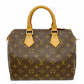 Louis Vuitton Handbag Monogram Speedy 25 Brown