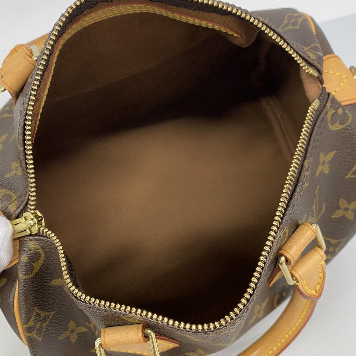 Louis Vuitton Handbag Monogram Speedy 25 Brown — view 4