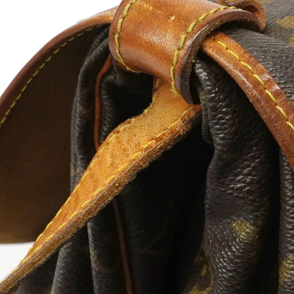 Louis Vuitton Shoulder Bag Monogram Saumur 35 Brown — view 8