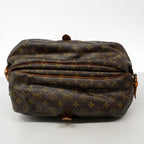 Louis Vuitton Shoulder Bag Monogram Saumur 35 Brown — view 3