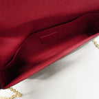 Louis Vuitton Shoulder Wallet Monogram Pochette Felicity Fuchsia — view 4