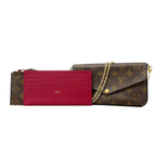 Louis Vuitton Shoulder Wallet Monogram Pochette Felicity Fuchsia