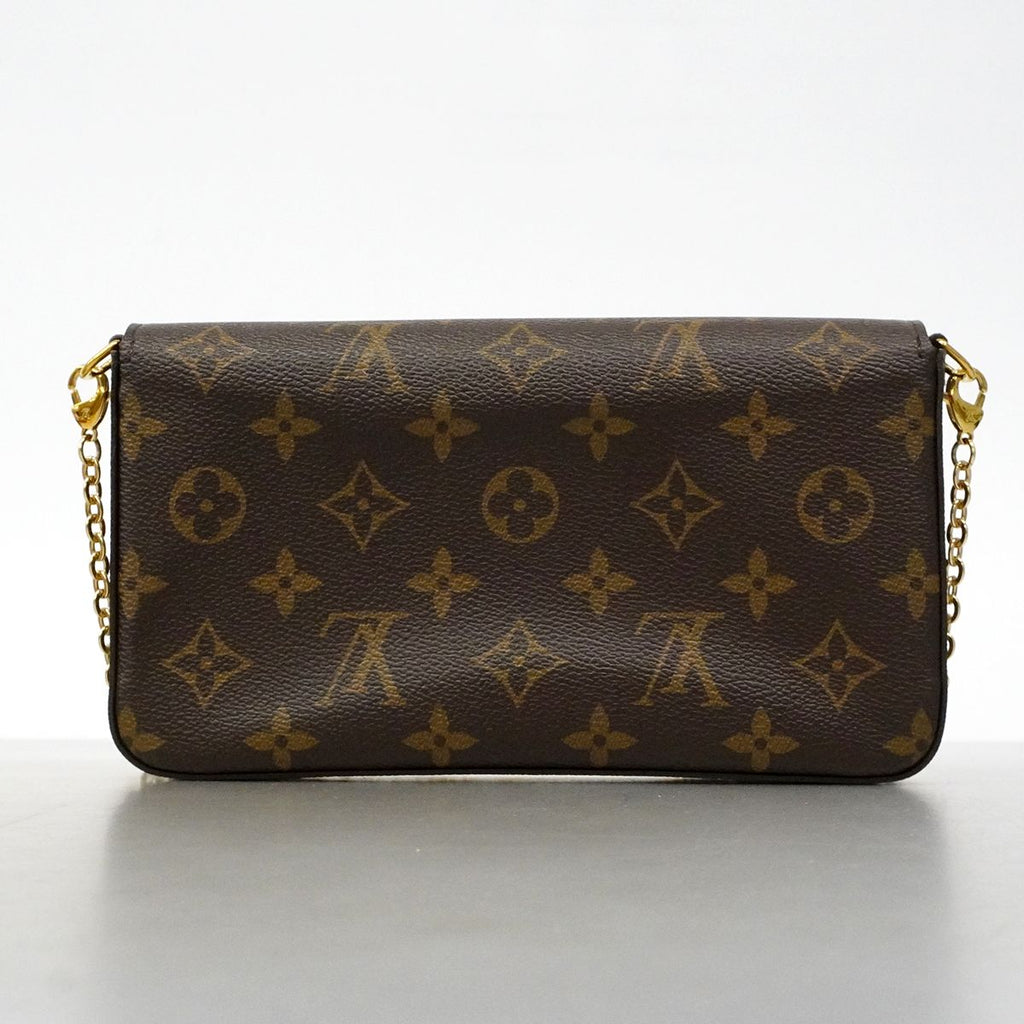 Louis Vuitton Shoulder Wallet Monogram Pochette Felicity Fuchsia — view 9