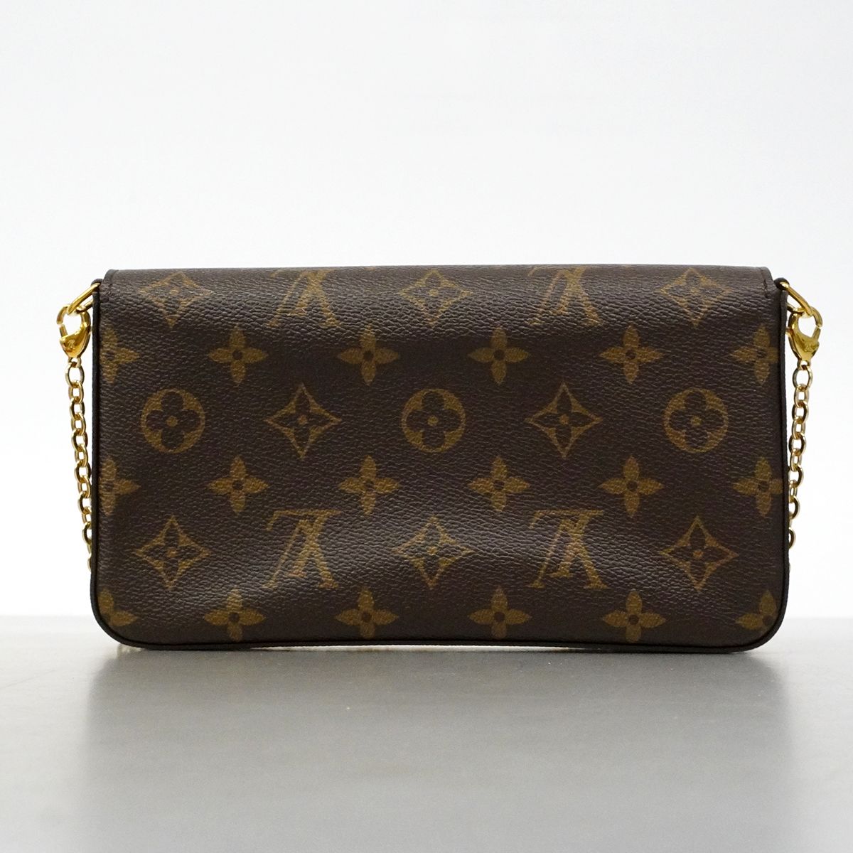 Louis Vuitton Shoulder Wallet Monogram Pochette Felicity Fuchsia — view 9