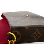 Louis Vuitton Shoulder Wallet Monogram Pochette Felicity Fuchsia — view 6