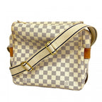 Louis Vuitton Shoulder Bag Damier Azur Naviglio White