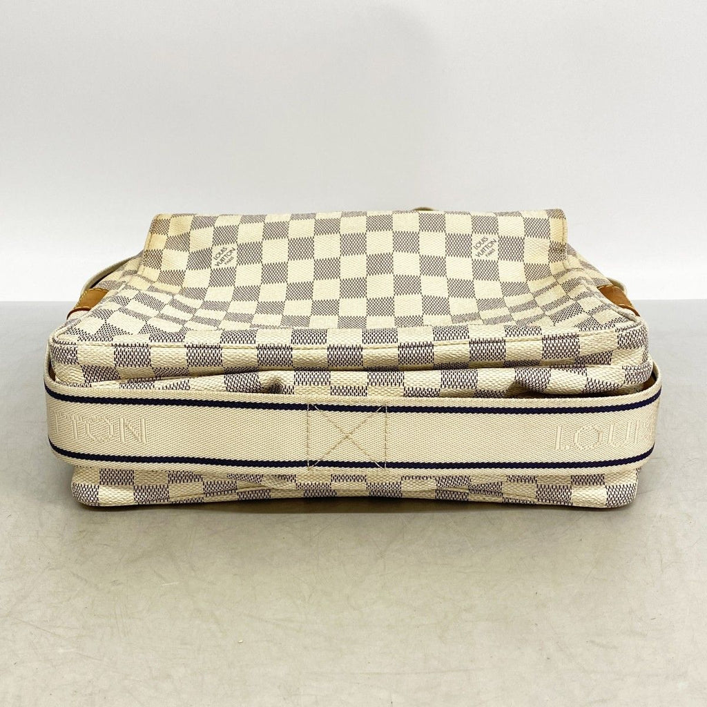 Louis Vuitton Shoulder Bag Damier Azur Naviglio White — view 3