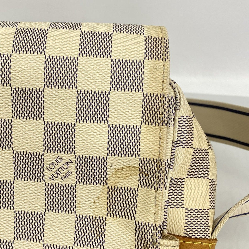 Louis Vuitton Shoulder Bag Damier Azur Naviglio White — view 6
