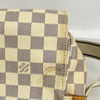 Louis Vuitton Shoulder Bag Damier Azur Naviglio White — view 6