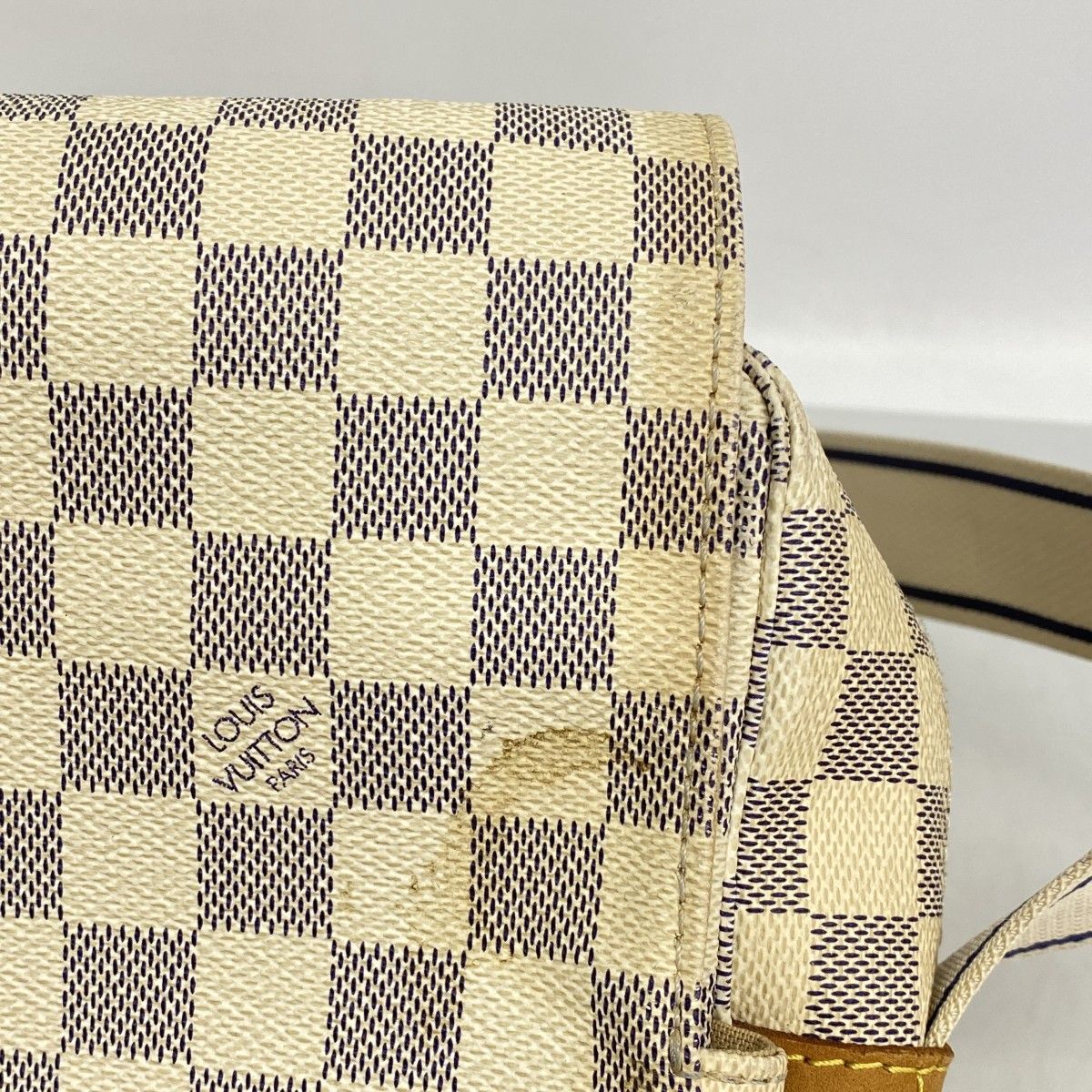 Louis Vuitton Shoulder Bag Damier Azur Naviglio White — view 6