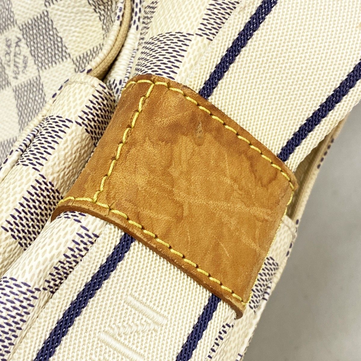 Louis Vuitton Shoulder Bag Damier Azur Naviglio White — view 7