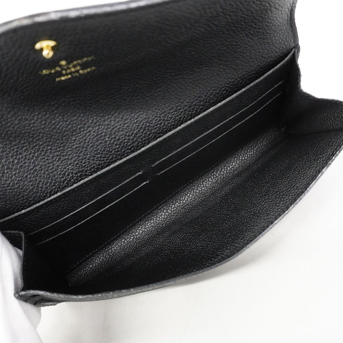Louis Vuitton Wallet Monogram Empreinte Portefeuille Curilles Noir — view 4