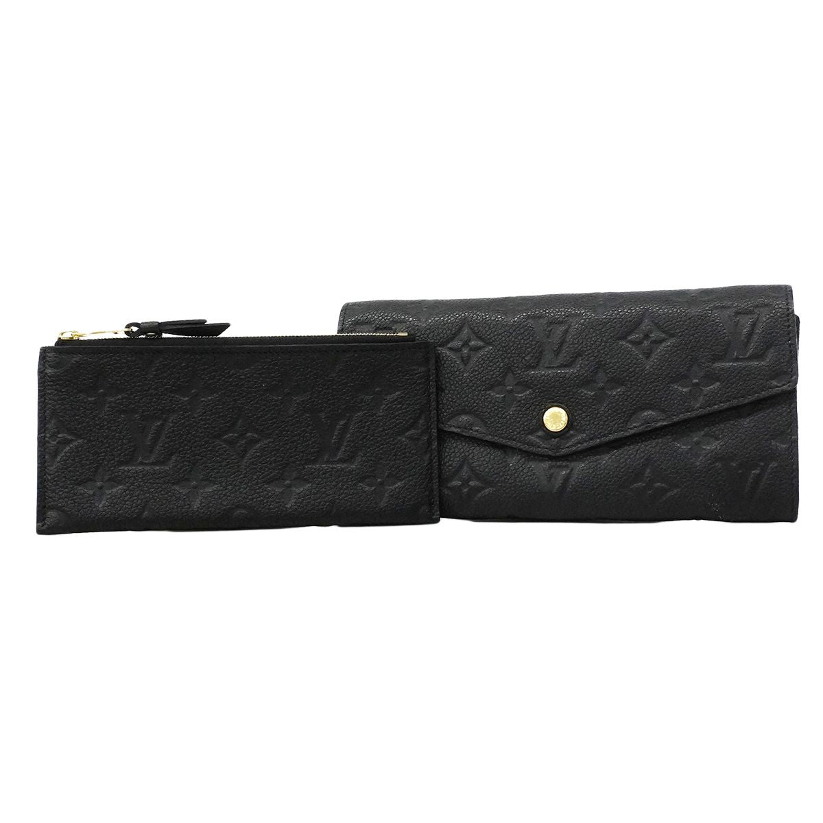 Louis Vuitton Wallet Monogram Empreinte Portefeuille Curilles Noir