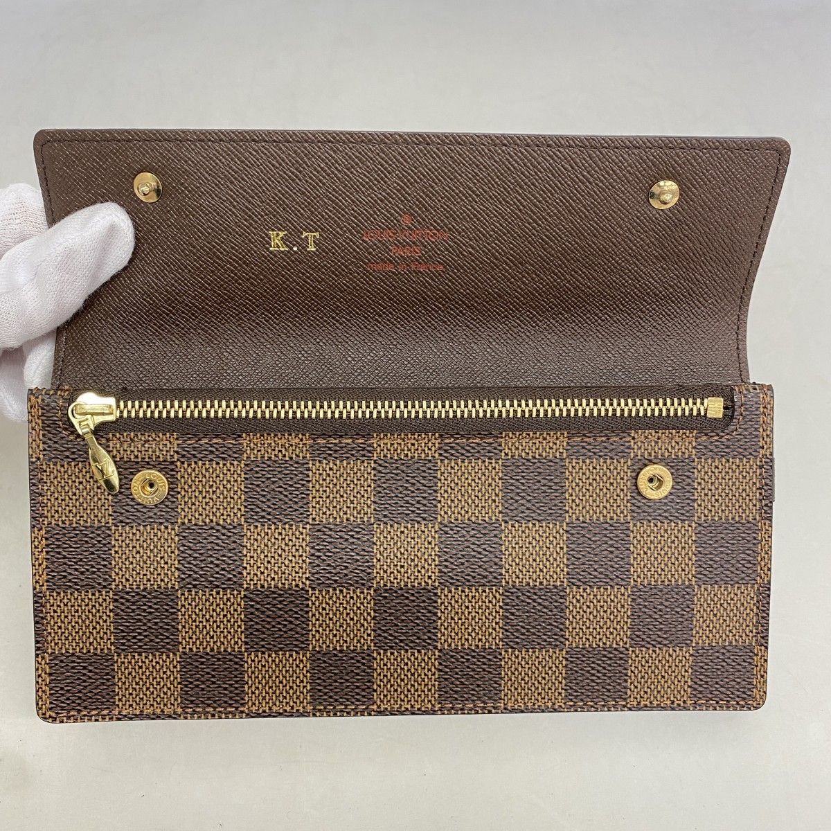 Louis Vuitton Wallet Damier Portefeuille Accordeon Ebene — view 6