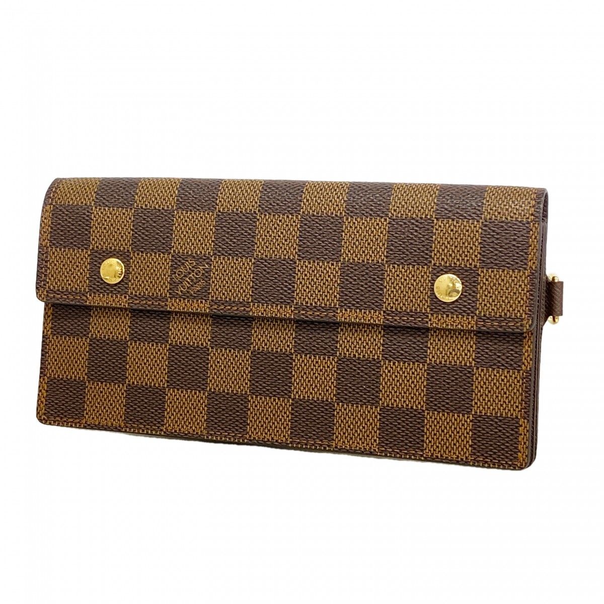 Louis Vuitton Wallet Damier Portefeuille Accordeon Ebene