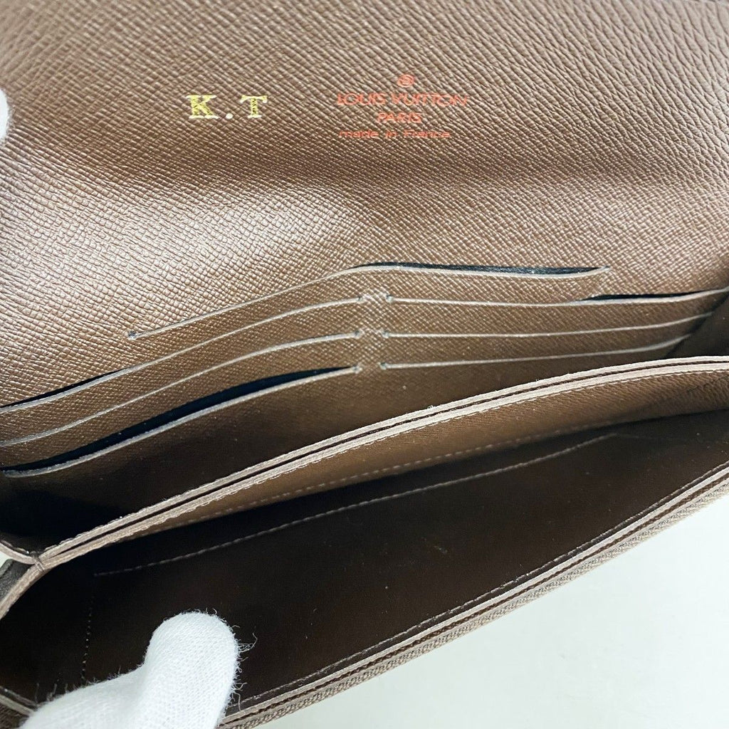 Louis Vuitton Wallet Damier Portefeuille Accordeon Ebene — view 3