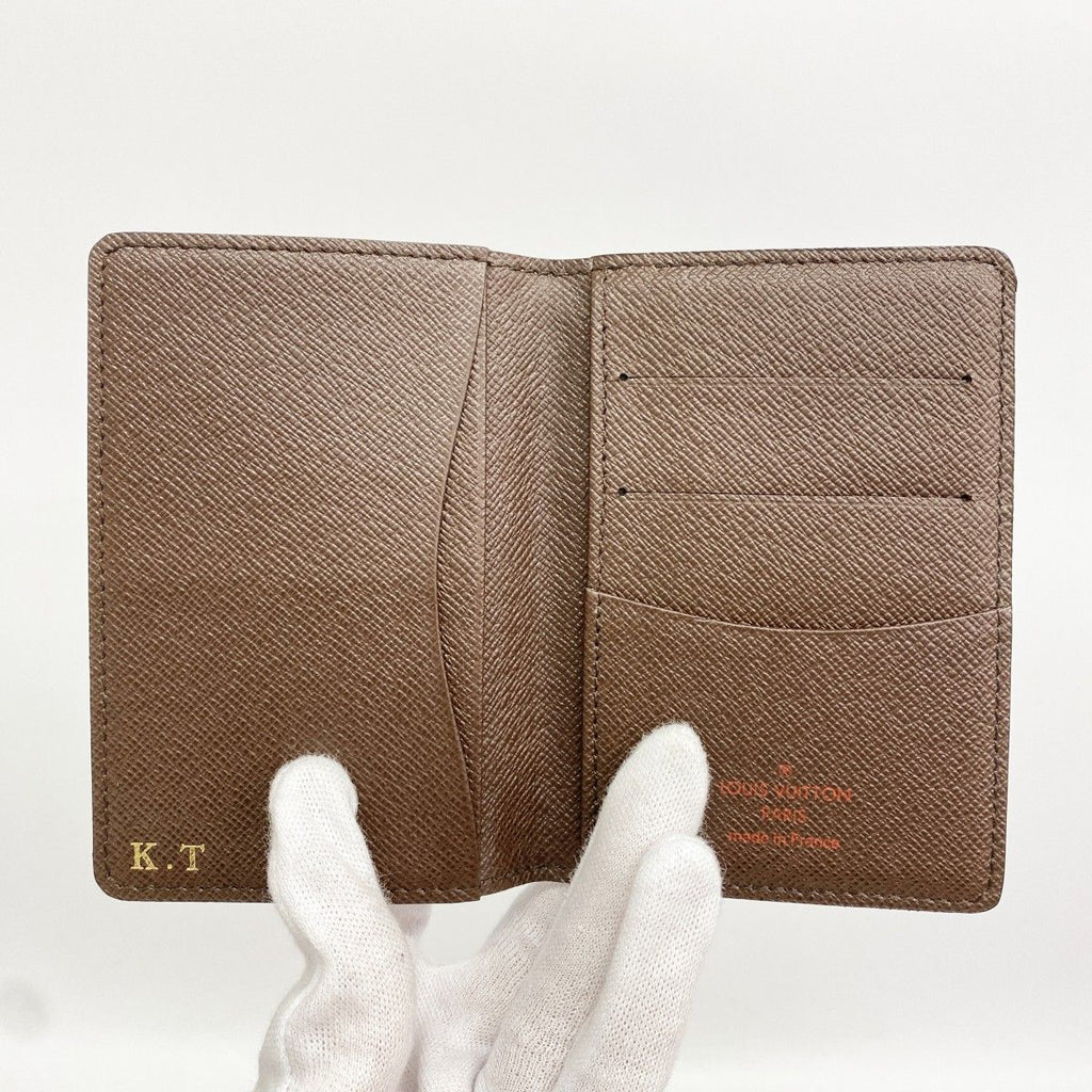 Louis Vuitton Card Case Damier Organizer de Poche Ebene — view 3