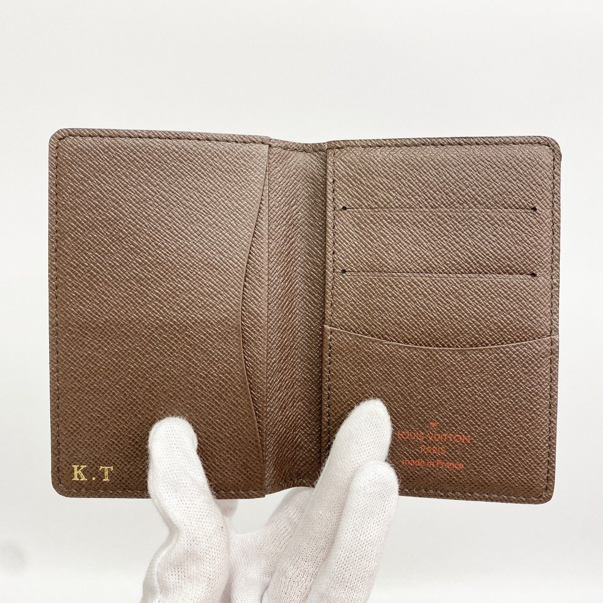 Louis Vuitton Card Case Damier Organizer de Poche Ebene — view 3