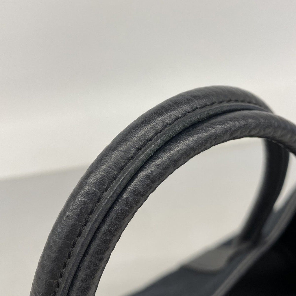 Hermes Tote Garden Party TPM Canvas Black Silver — view 8