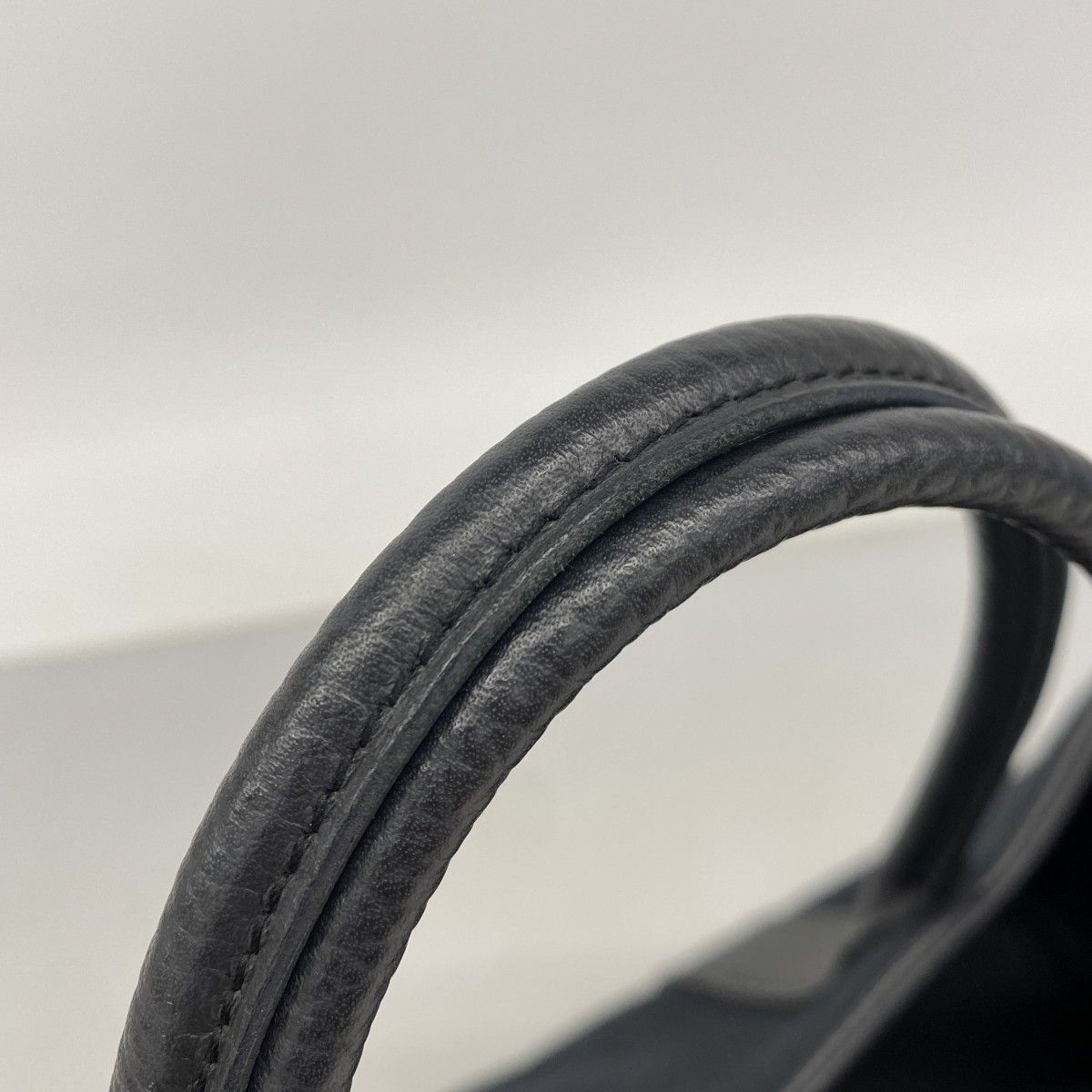 Hermes Tote Garden Party TPM Canvas Black Silver — view 8