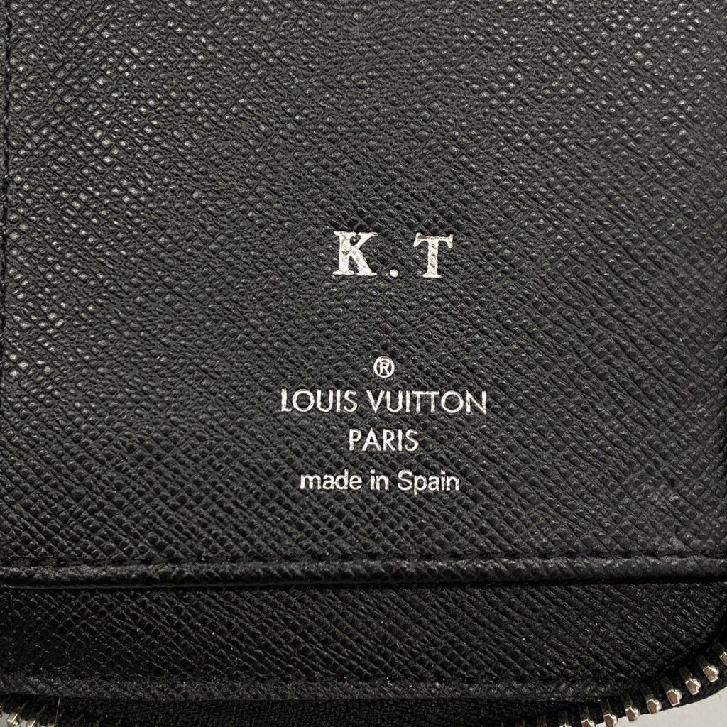 Louis Vuitton Wallet Damier Graphite Zippy Vertical Black Gray Vintage — view 4