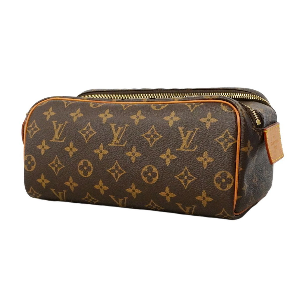 Louis Vuitton Clutch Monogram Dopp Kit Brown