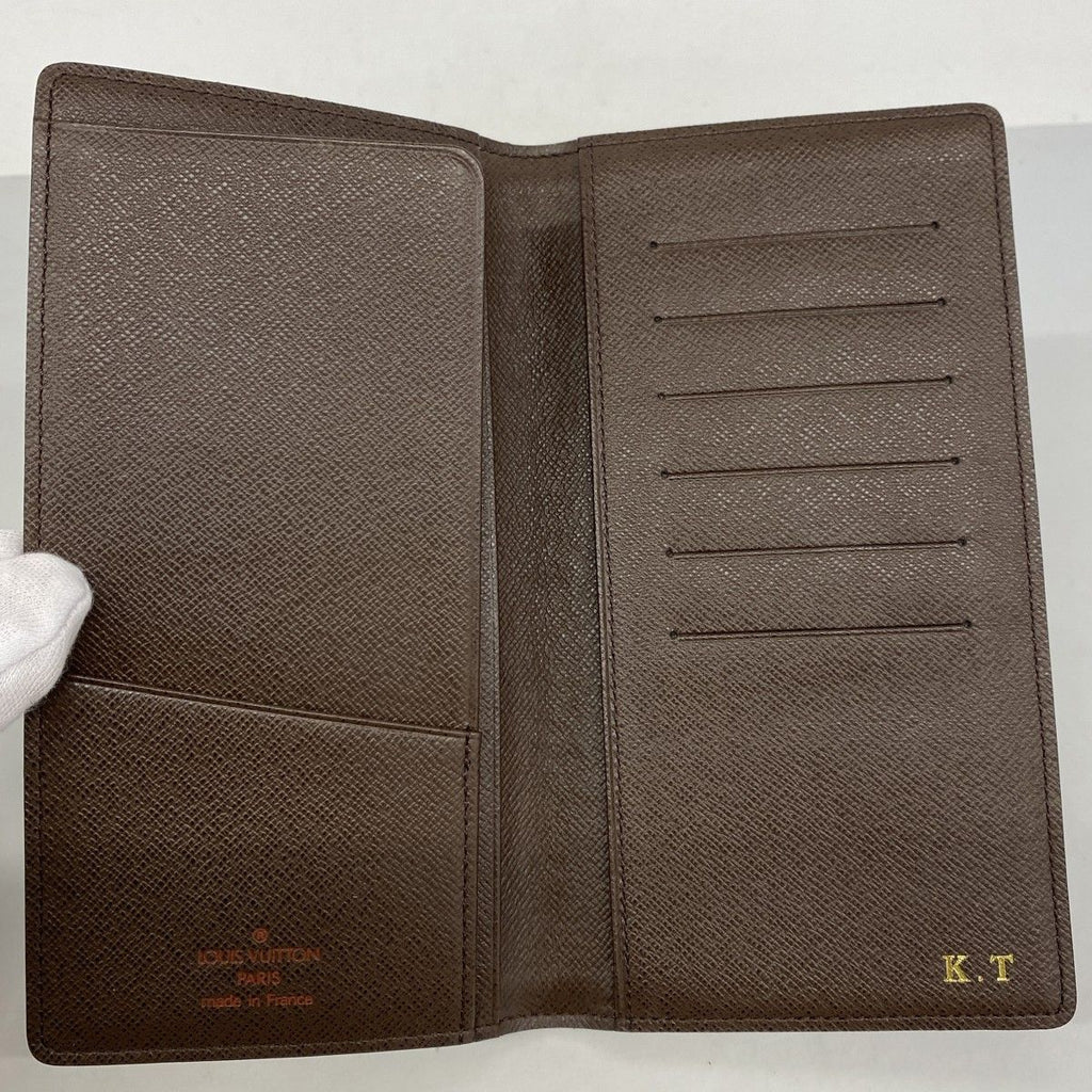 Louis Vuitton Long Bill Holder Damier Porte-Billets Carte Cles Ebene Wallet — view 3