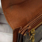 Louis Vuitton Wallet Monogram Portefeuille Accordion Brown — view 9