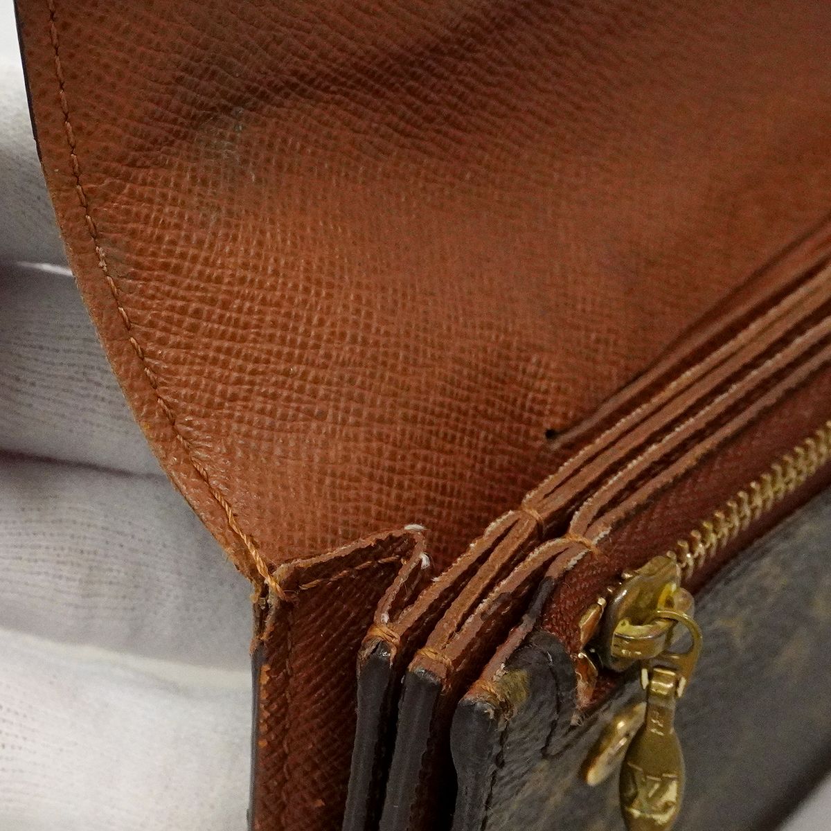 Louis Vuitton Wallet Monogram Portefeuille Accordion Brown — view 9