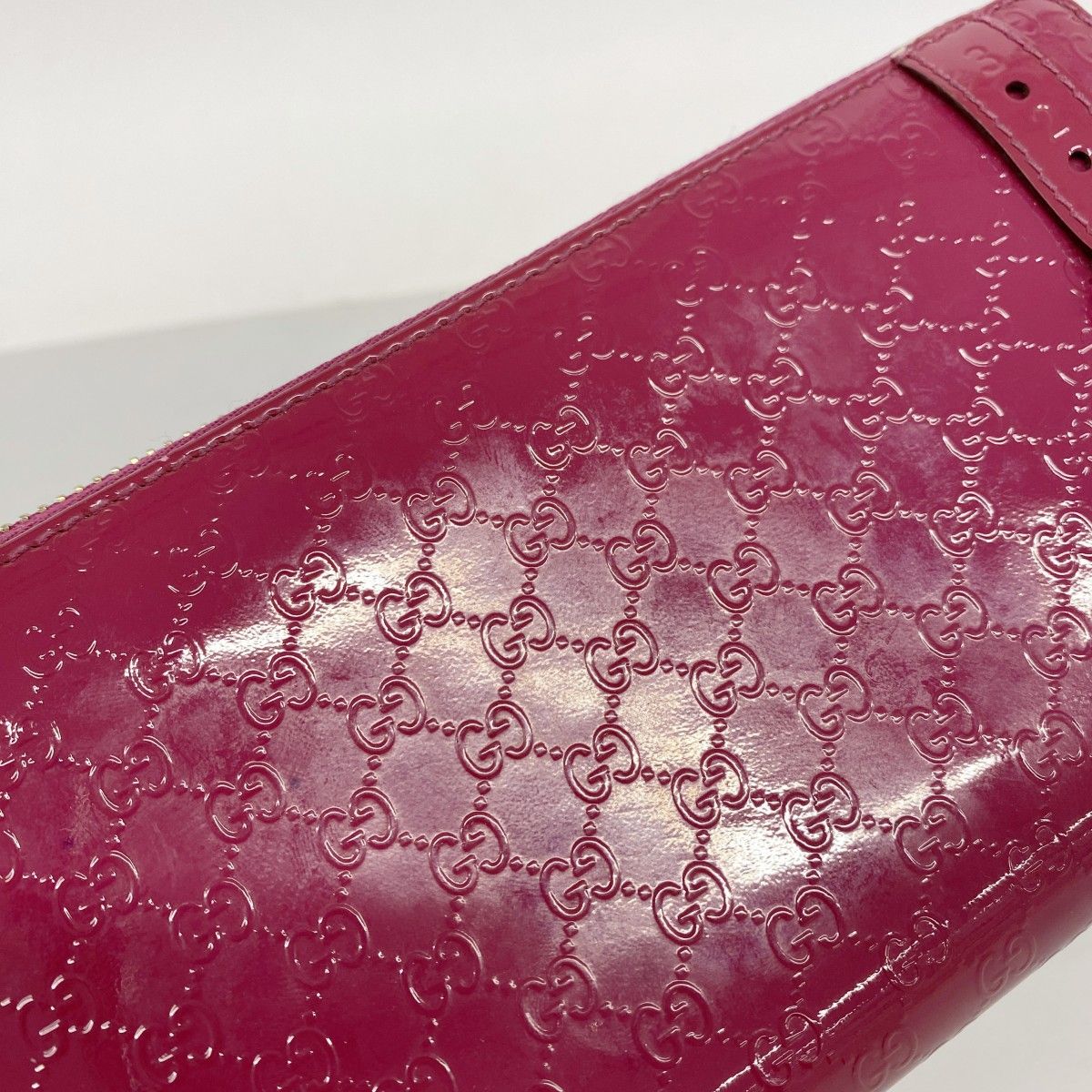 Gucci Wallet Micro GG Enamel Pink Gold — view 9