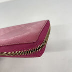 Gucci Wallet Micro GG Enamel Pink Gold — view 6