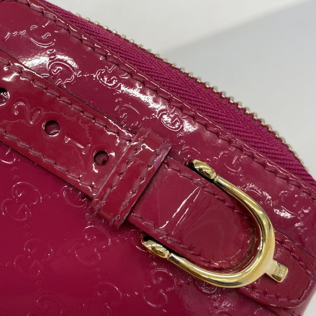 Gucci Wallet Micro GG Enamel Pink Gold — view 8