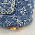 Louis Vuitton Shoulder Bag Monogram Denim PM Blue — view 6