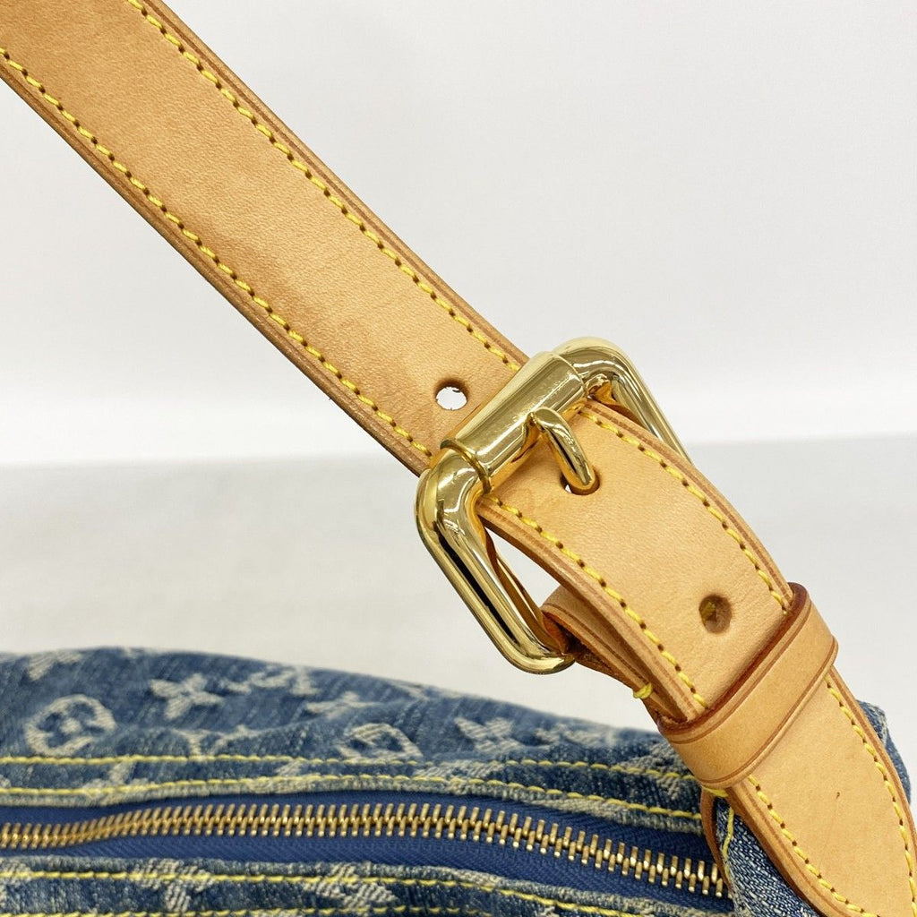 Louis Vuitton Shoulder Bag Monogram Denim PM Blue — view 8