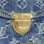 Louis Vuitton Shoulder Bag Monogram Denim PM Blue — view 9