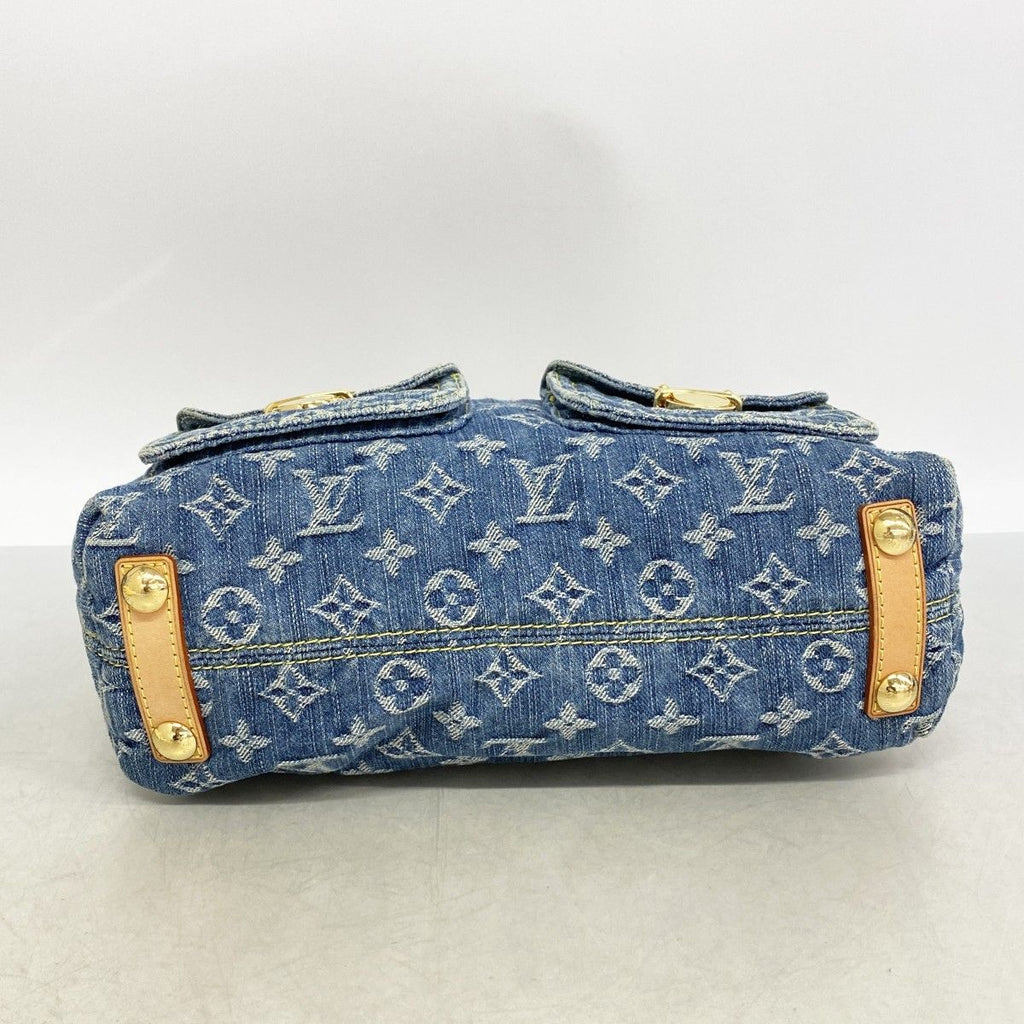 Louis Vuitton Shoulder Bag Monogram Denim PM Blue — view 3