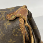 Louis Vuitton Shoulder Bag Monogram Saumur 35 Brown — view 7