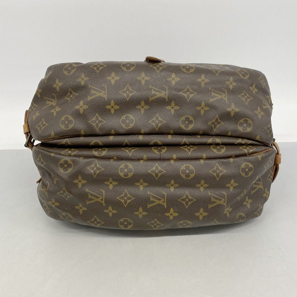 Louis Vuitton Shoulder Bag Monogram Saumur 35 Brown — view 3