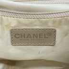 Chanel Tote New Travel Nylon Beige Silver — view 5