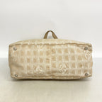 Chanel Tote New Travel Nylon Beige Silver — view 3