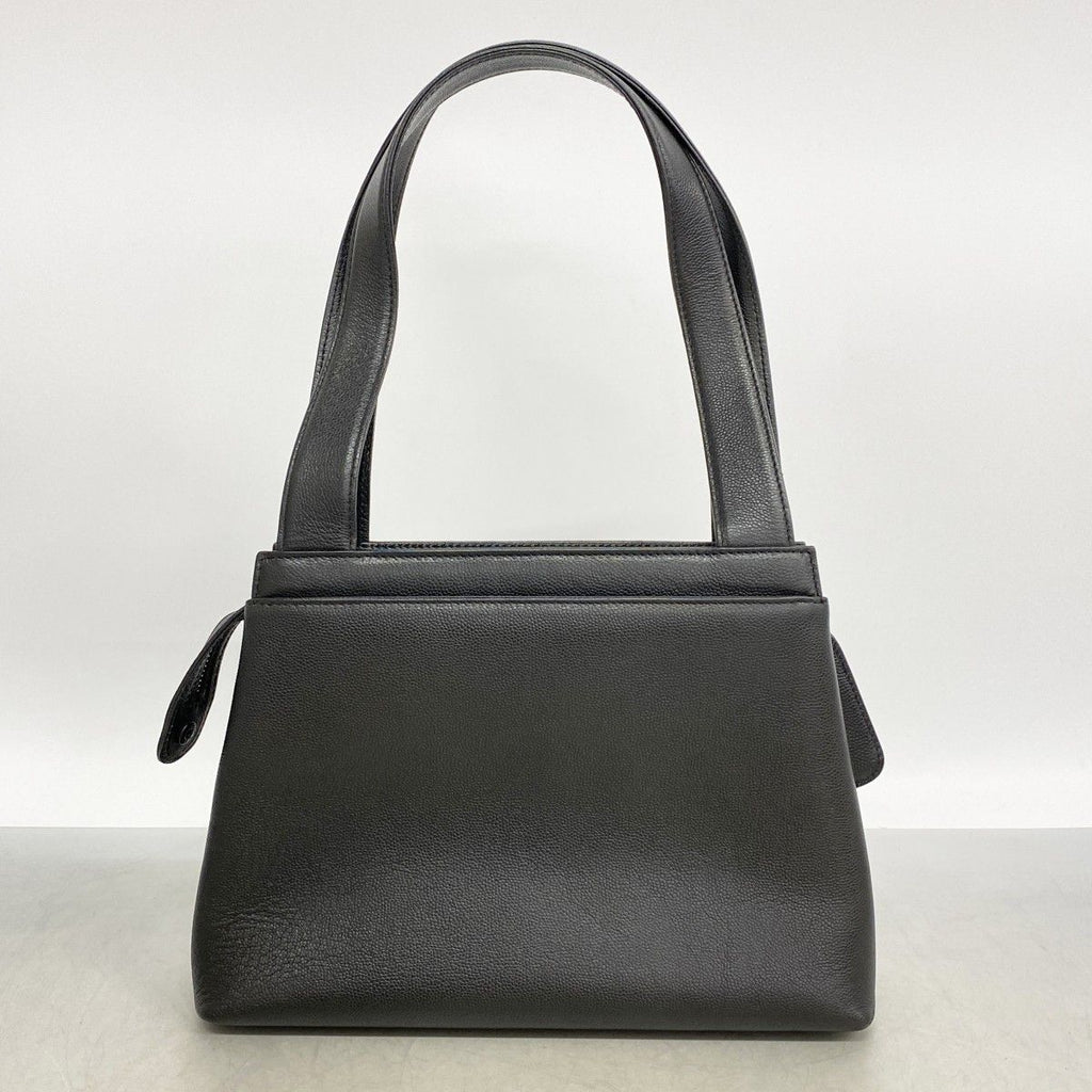 Chanel Handbag Caviar Leather Black Cles Dies — view 9