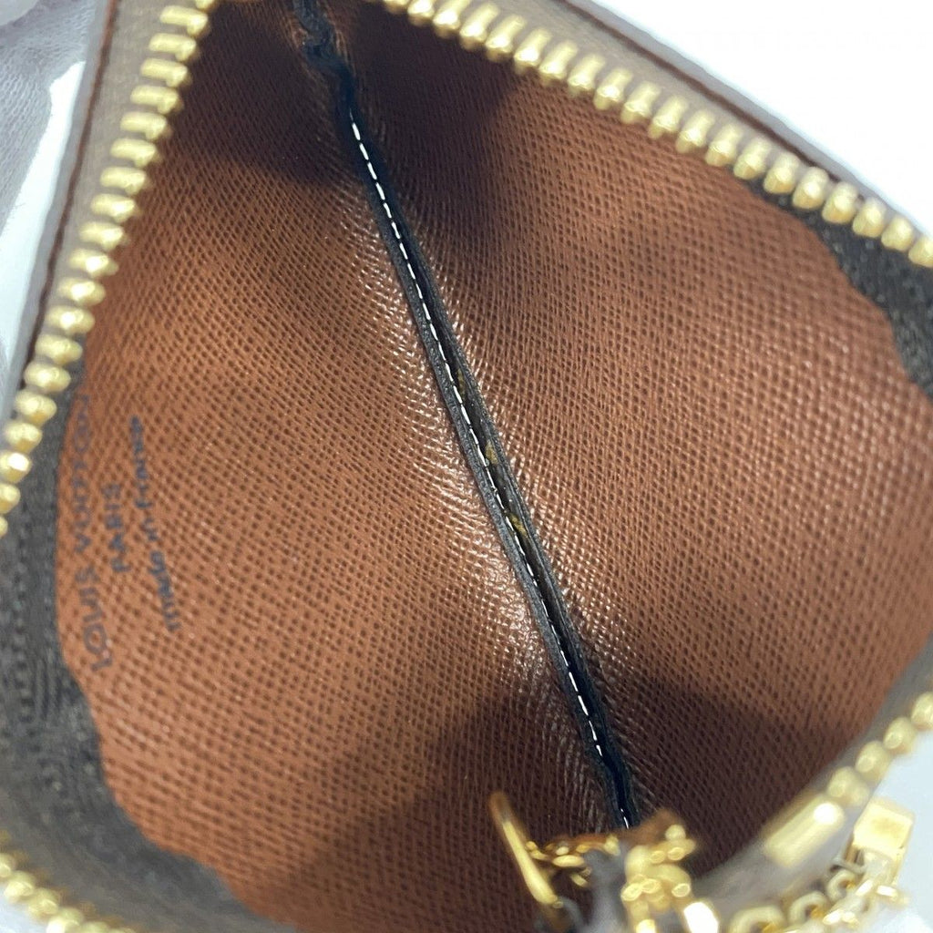 Louis Vuitton Coin Case Monogram Pochette Cles Brown — view 3