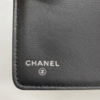 Chanel Wallet Boy Lambskin Black Silver — view 4
