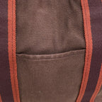 Hermes Tote Fourre Tout MM Canvas Brown Silver — view 8