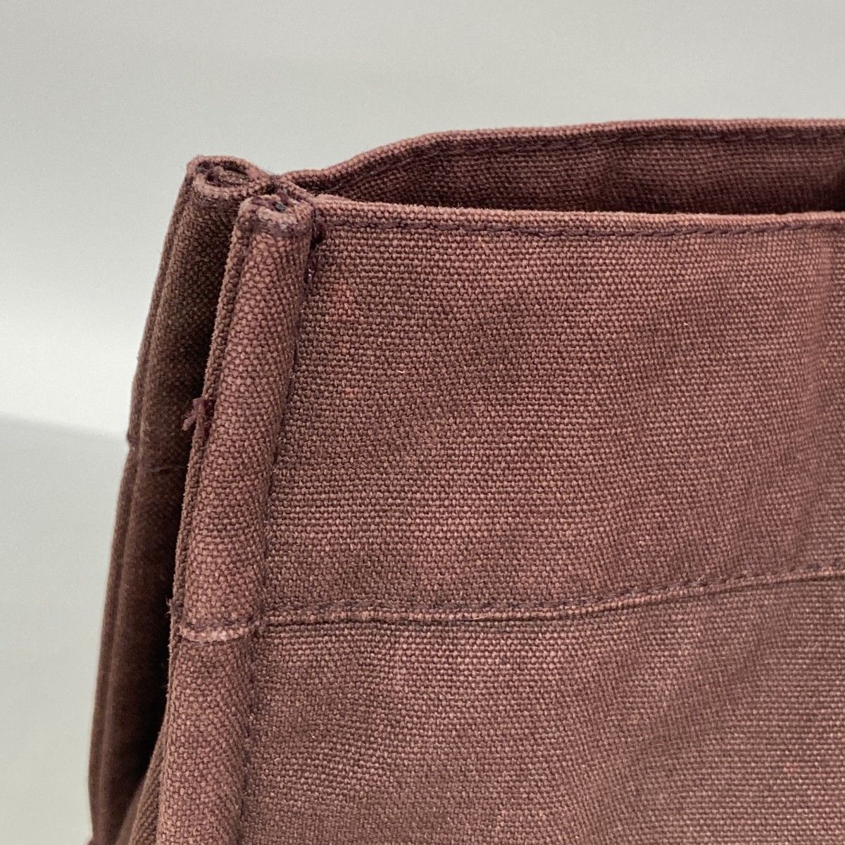 Hermes Tote Fourre Tout MM Canvas Brown Silver — view 7