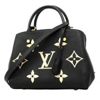 Louis Vuitton Handbag Monogram Empreinte Bicolor Montaigne BB Beige Noir 2-Way
