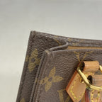 Louis Vuitton Handbag Monogram Petite Sac Plat Brown 2-Way — view 9