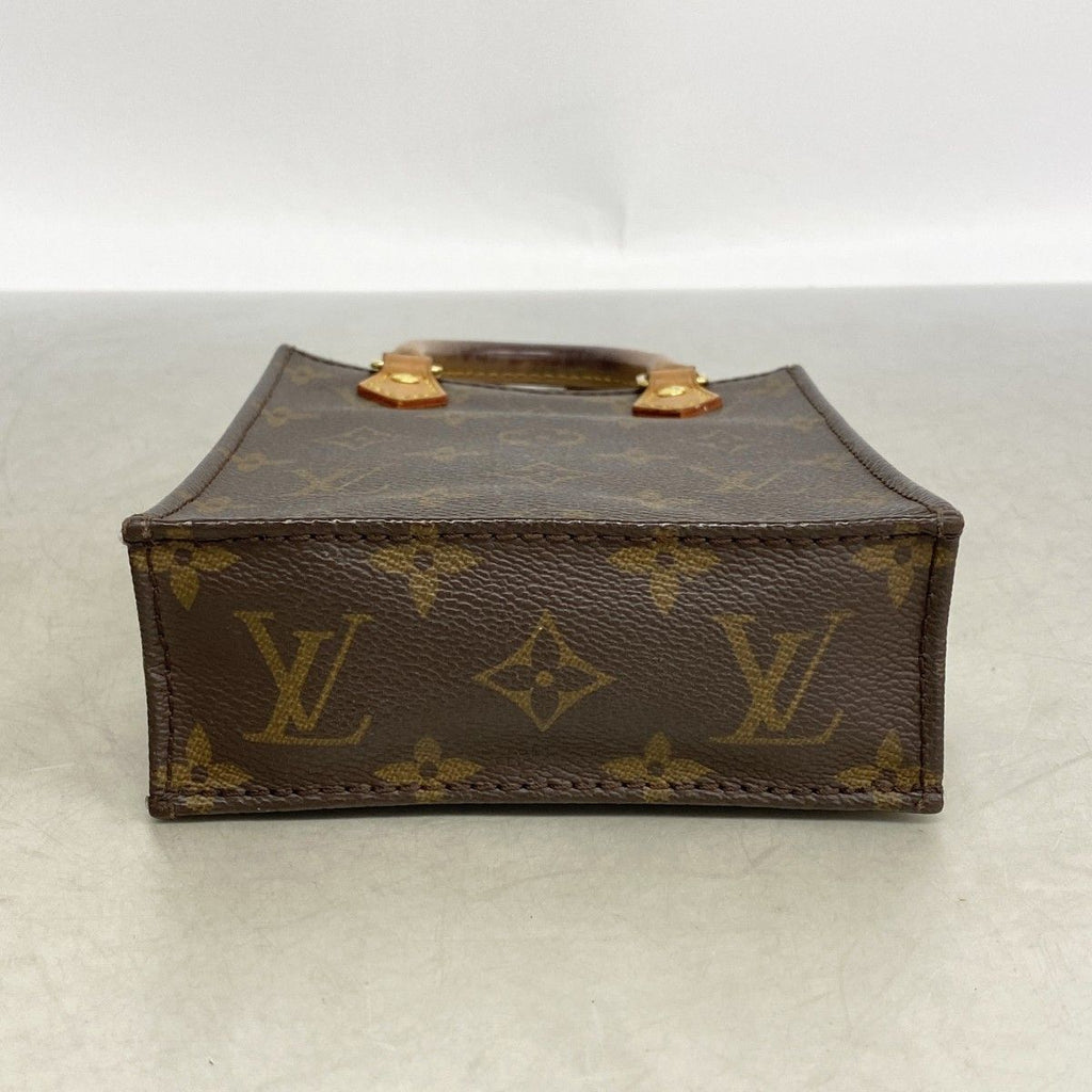 Louis Vuitton Handbag Monogram Petite Sac Plat Brown 2-Way — view 3