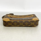 Louis Vuitton Clutch Monogram Marly Dragonne GM Brown — view 3