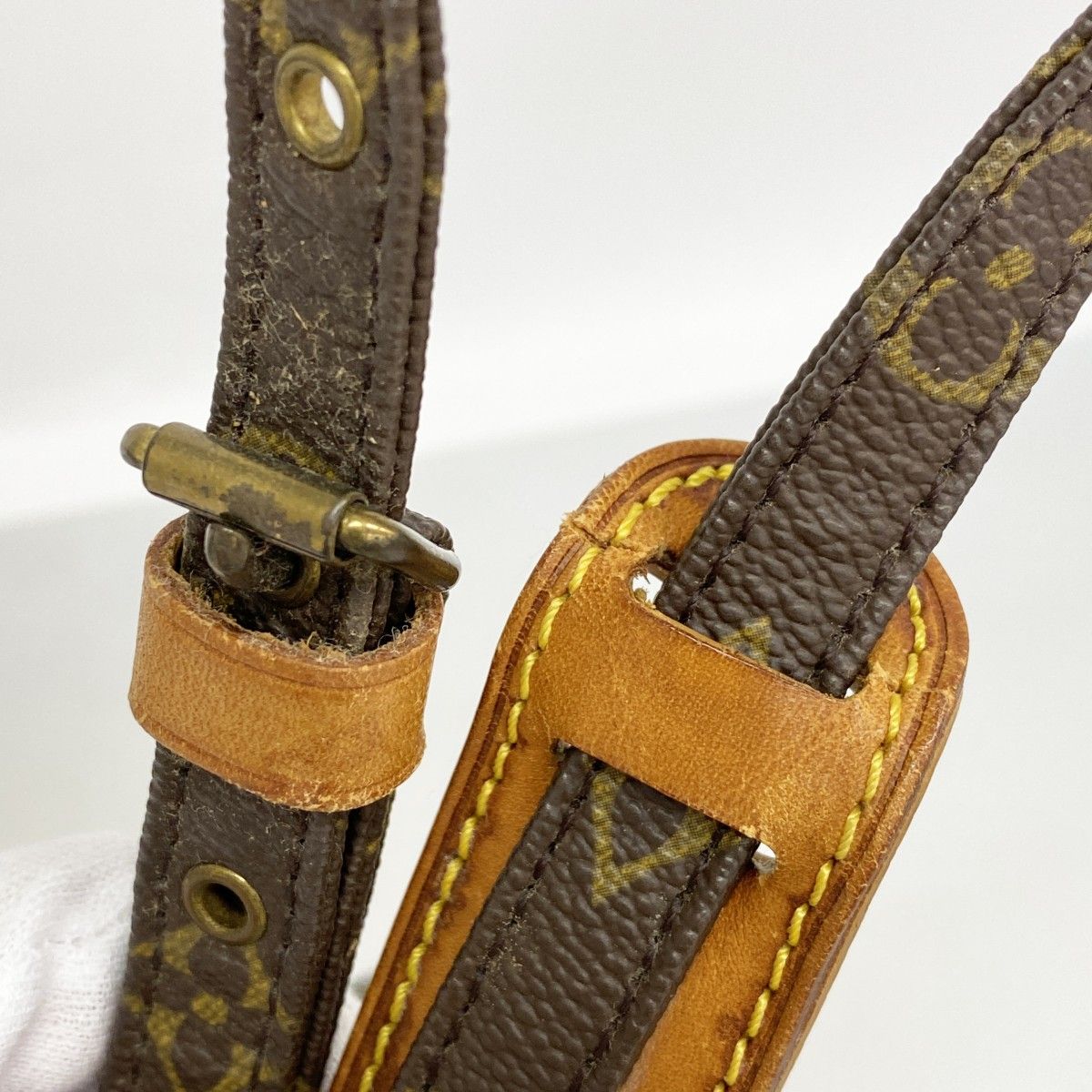 Louis Vuitton Shoulder Bag Monogram Mini Amazon Brown — view 7